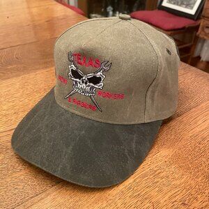 Men's Texas Iron Workers and Riggers Metal Buckle Strap Baseball Hat Cap